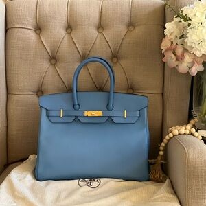 ❌SOLD❌Hermes Birkin 35 Blue Paradise 
Epsom Leather GHW
Stamp R (2014)